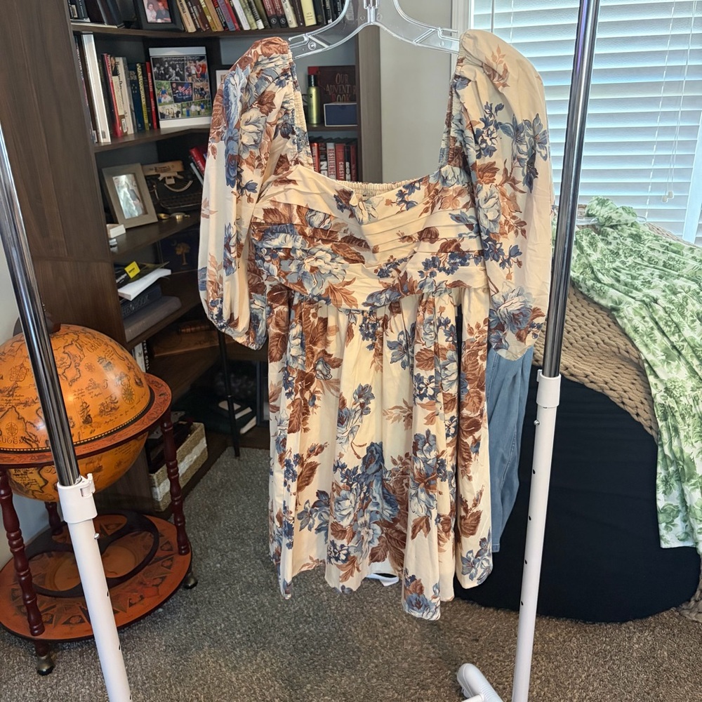 NWT Abercrombie Emerson Poplin Dress